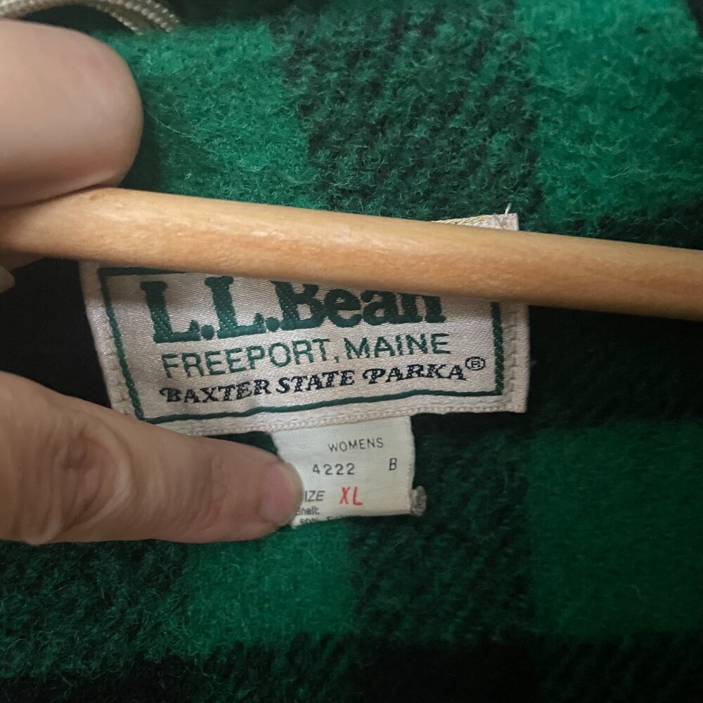 Vintage L.L. Bean Women's Baxter State Parka, Green XL - Picture 4 of 5